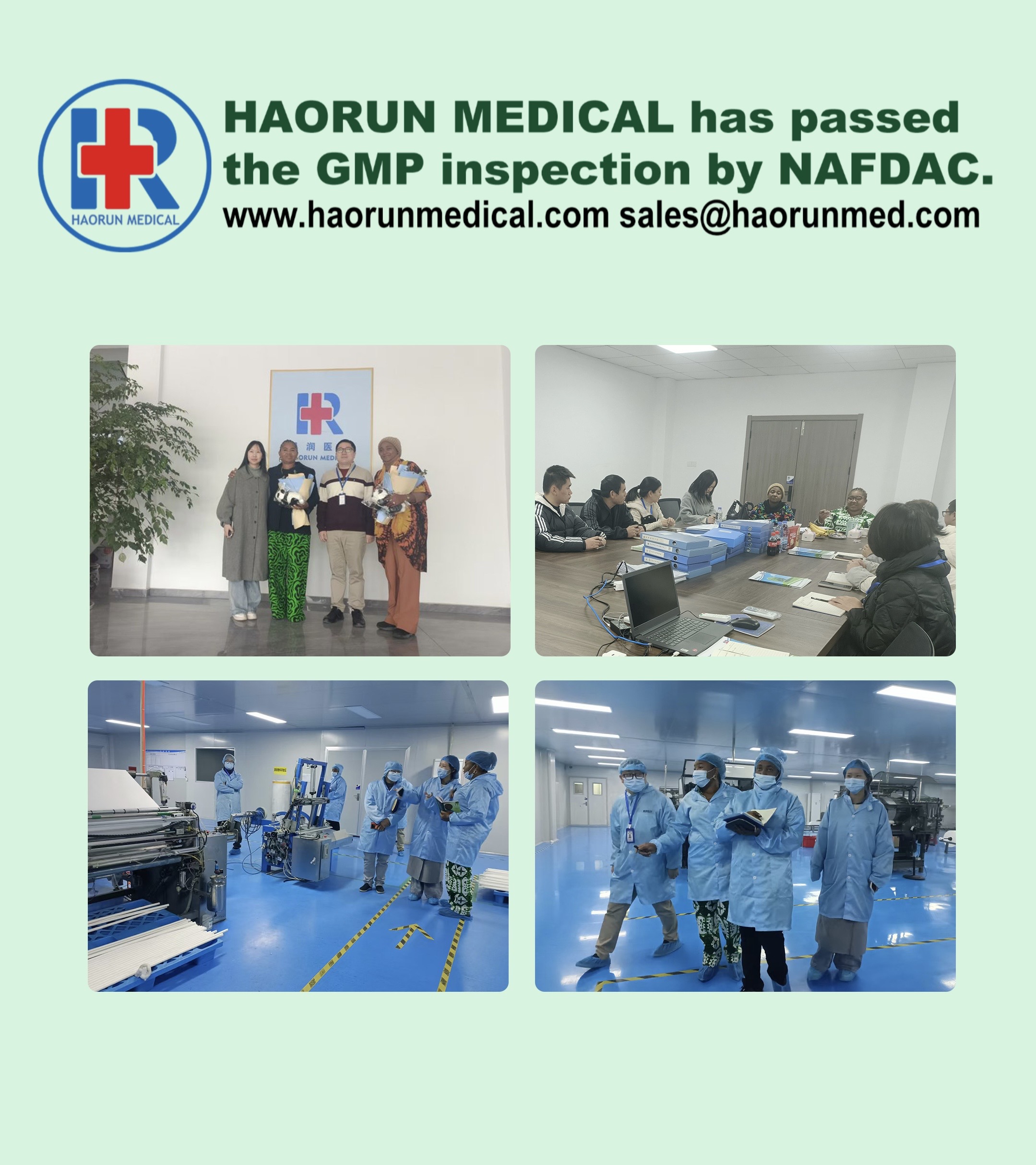 La calidad de Haorunmed obtiene reconocimiento internacional: obtuvo la certificación NAFDAC