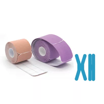 Cinta de kinesiología precortada